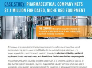 A page from the biopharma research funding white paper: Case Study Partial