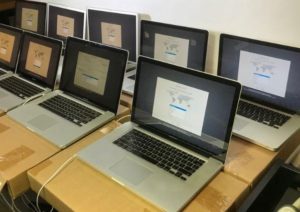 Refurbished Macbook laptops for sale during November 2019 Liquidity Services auction.