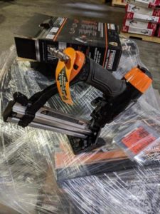 Nail guns for sale during November 2019 Liquidity Services auction.