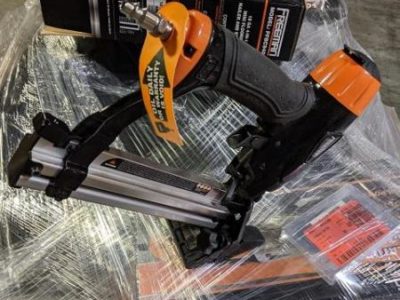 Nail guns for sale during November 2019 Liquidity Services auction.
